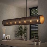 LifestyleFurn Hanglamp 'Terrie' 7-lamps, kleur Artic Zwart