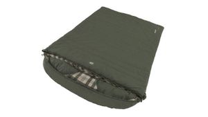 Outwell Camper Lux Double Volwassene Rechthoekige slaapzak Katoen, Polykatoen, Polyester Groen