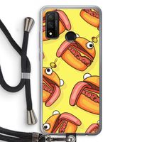 Hamburger: Huawei P Smart (2020) Transparant Hoesje met koord