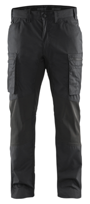 Blåkläder Service werkbroek met stretch 14591845 | Zwart | Maat 60 - 7330509463017