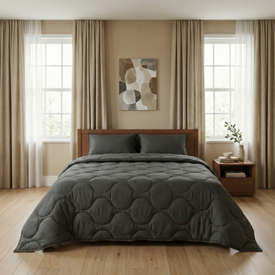 Wasbaar Lazy Dekbed Zonder Overtrek - Zonder Overtrek - Antraciet - Dekbed-Discounter.nl Wasbaar Lazy Dekbed Zonder Overtrek - Zonder Overtrek - Antraciet - Dekbed-Discounter.nl