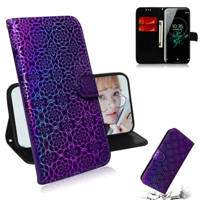 Voor Sony Xperia XZ3 effen kleur kleurrijke magnetische Buckle horizontale Flip PU lederen draagtas met houder & kaartsleuven & portemonnee & Lanyard