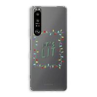 It's Lit: Sony Xperia 1 III Transparant Hoesje
