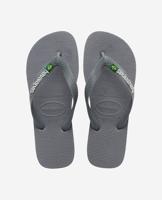 Havaianas Brasil Logo Slipper Steel Grey/Steel Grey 39/40 Havaianas Brasil Logo Slipper Steel Grey/Steel Grey 39/40