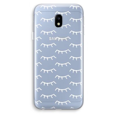 Wimpers: Samsung Galaxy J3 (2017) Transparant Hoesje