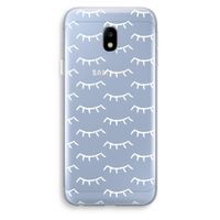 Wimpers: Samsung Galaxy J3 (2017) Transparant Hoesje Wimpers: Samsung Galaxy J3 (2017) Transparant Hoesje