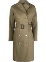 Mackintosh trench MORNA à boutonnière croisée - Vert