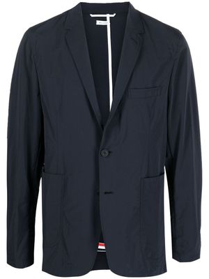 Thom Browne blazer droit à détail tricolore - Bleu
