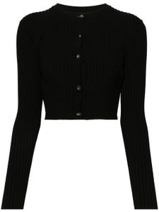 Dolce & Gabbana cardigan à logo embossé - Noir