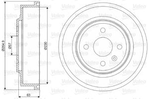 Valeo Remtrommel 237110