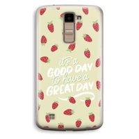 Don't forget to have a great day: LG K10 (2016) Transparant Hoesje