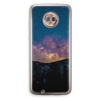 Travel to space: Motorola Moto G6 Transparant Hoesje - thumbnail