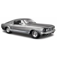 Modelauto - Ford - GT500 Shelby 1967 - grijs - schaal 1:24 - speelgoedauto