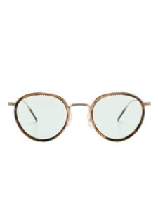 Oliver Peoples lunettes de soleil TK-8 à monture ronde - Marron