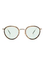 Oliver Peoples lunettes de soleil TK-8 à monture ronde - Marron