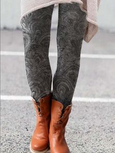 Tribal Cotton-Blend Leggings