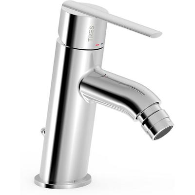 Tres Lex bidet opbouw met automatische afvoer chroom