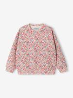 Sweater voor meisjes met bloemenprint meerkleurig