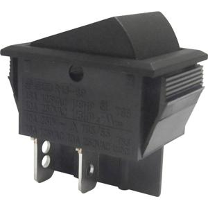 TRU COMPONENTS 1587523 Wipschakelaar TC-R13-69A-01 250 V/AC 10 A 2x uit/aan Continu 1 stuk(s)