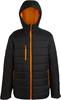 Ragetta RG241 Navigate Thermal Jacket - Black/Orange Pop - M