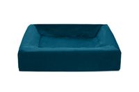 Bia bed royal fluweel hoes voor hondenmand petrol bia-60 70x60x15 cm