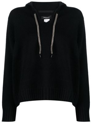 Fabiana Filippi pull à capuche - Noir