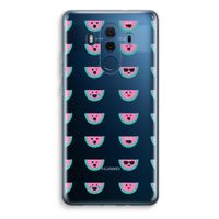 Smiley watermeloenprint: Huawei Mate 10 Pro Transparant Hoesje