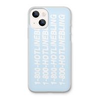 Hotline bling blue: iPhone 13 mini Transparant Hoesje