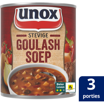 Unox Soep In Blik Stevige Goulashsoep 800 ml bij Jumbo