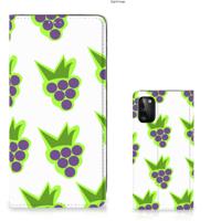 Samsung Galaxy A41 | Flip Style Cover | Druiven Samsung Galaxy A41 | Flip Style Cover | Druiven