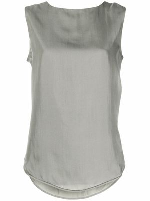 Fabiana Filippi blouse à encolure bateau - Vert