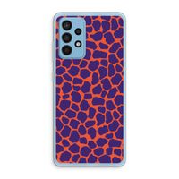 Purple Giraffe: Samsung Galaxy A52 Transparant Hoesje
