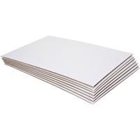 Vellen van golfkarton, afm 42x60x0,7 cm, 10 stuk/ 1 doos