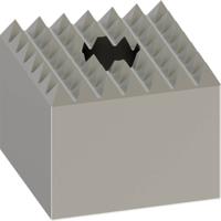 Bosch Accessories 1618623206 Bosch Power Tools Bouchardeerkop 60 x 60 mm, 7 x 7 1 stuk(s)