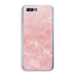 Roze marmer: Honor 10 Transparant Hoesje