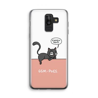 GSM poes: Samsung Galaxy J8 (2018) Transparant Hoesje