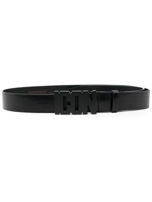 DSQUARED2 ceinture à plaque Icon - Noir