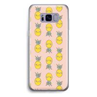 Ananas: Samsung Galaxy S8 Plus Transparant Hoesje