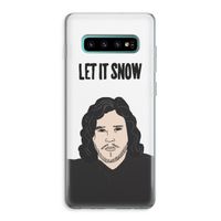 Let It Snow: Samsung Galaxy S10 Plus Transparant Hoesje Let It Snow: Samsung Galaxy S10 Plus Transparant Hoesje