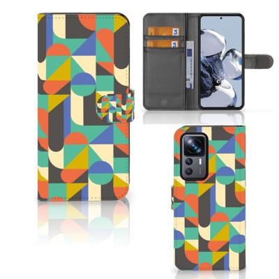 Xiaomi 12T | 12T Pro | Telefoon Hoesje | Funky Retro | Portemonnee hoesje