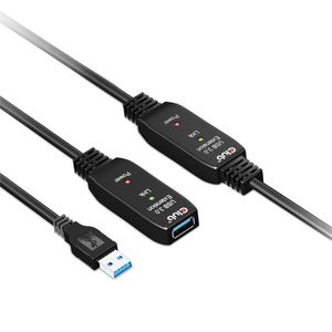 club3D USB-kabel USB 3.2 Gen1 (USB 3.0 / USB 3.1 Gen1) 10.00 m Zwart CAC-1405