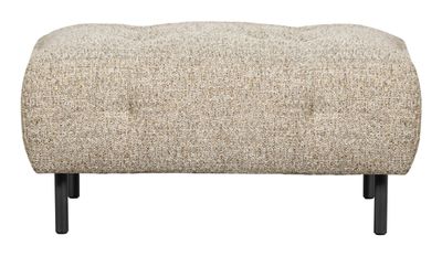 WOOOD Hocker 'Lloyd' Geweven stof, kleur Naturel Melange