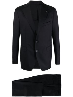 Tagliatore blazer à plaque logo - Bleu