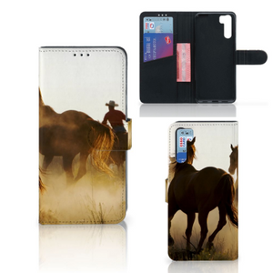 OPPO A91 | Reno3 Telefoonhoesje met Pasjes Design Cowboy