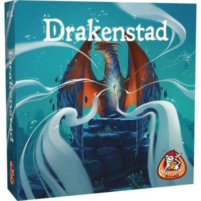 White Goblin Games drakenstad bordspel (nederlands, 2 spelers, 20 minuten, vanaf 8 jaar)
