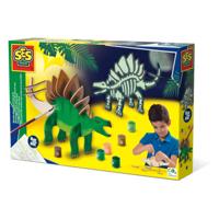 SES Creative houten dino glow in the dark