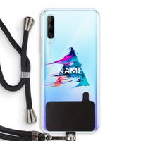 Abstract Spectrum: Huawei P Smart Pro Transparant Hoesje met koord
