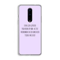 Tequila: OnePlus 8 Transparant Hoesje