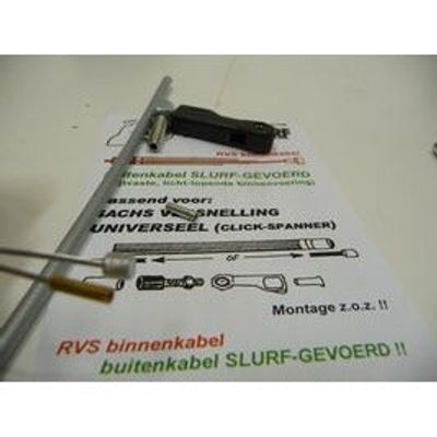 Kabelset Slurf Schakel Torpedo FS720 Zilver