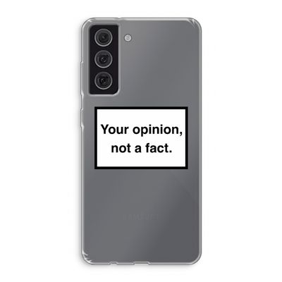 Your opinion: Samsung Galaxy S21 FE Transparant Hoesje